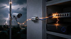 Trời không mưa, camera vẫn có thể hỏng vì sét? Hiểu đúng về sét lan truyền trong hệ thống camera IP