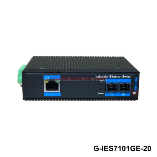 Bộ chuyển đổi quang PoE công nghiệp Gnetcom G-IES7101GE-20