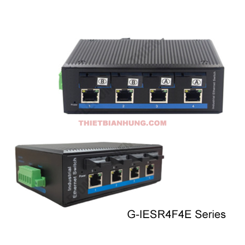 Switch công nghiệp GNETCOM G-IESR4F4E 10/100Mbps