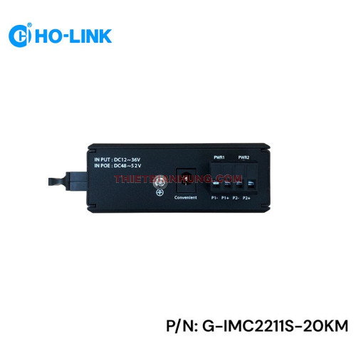 Converter Quang Công Nghiệp HO-LINK G-IMC2211S-20KM
