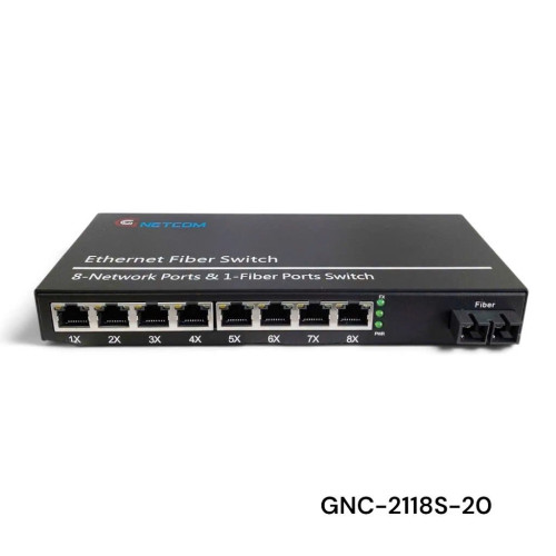 witch quang GNETCOM GNC-2118S-20 8 RJ45 1Gbps