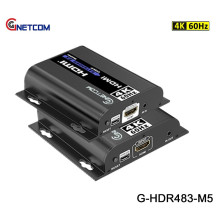 Bộ chuyển đổi HDMI qua LAN GNETCOM G-HDR483-M5 gồm Tx và Rx
