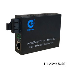 Converter Quang HO-LINK HL-1211S-20 1 Sợi 20km Chính Hãng