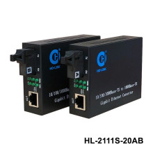 Bộ chuyển đổi quang điện 1 sợi HO-LINK HL-2111S-20A/B Gigabit 1000Mbps 20km