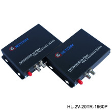 Bộ chuyển đổi Video sang quang 2 kênh GNETCOM HL-2V-20TR-1960P cho camera 3MP 4MP 5MP (Độ phân giải 2K)
