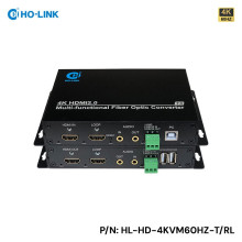 Bộ kéo dài HDMI qua cáp quang HO-LINK HL-HD-4KVM60HZ-T/RL