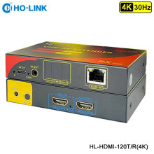 Bộ kéo dài HDMI qua cáp mạng HO-LINK HL-HDMI-120T/R(4K)